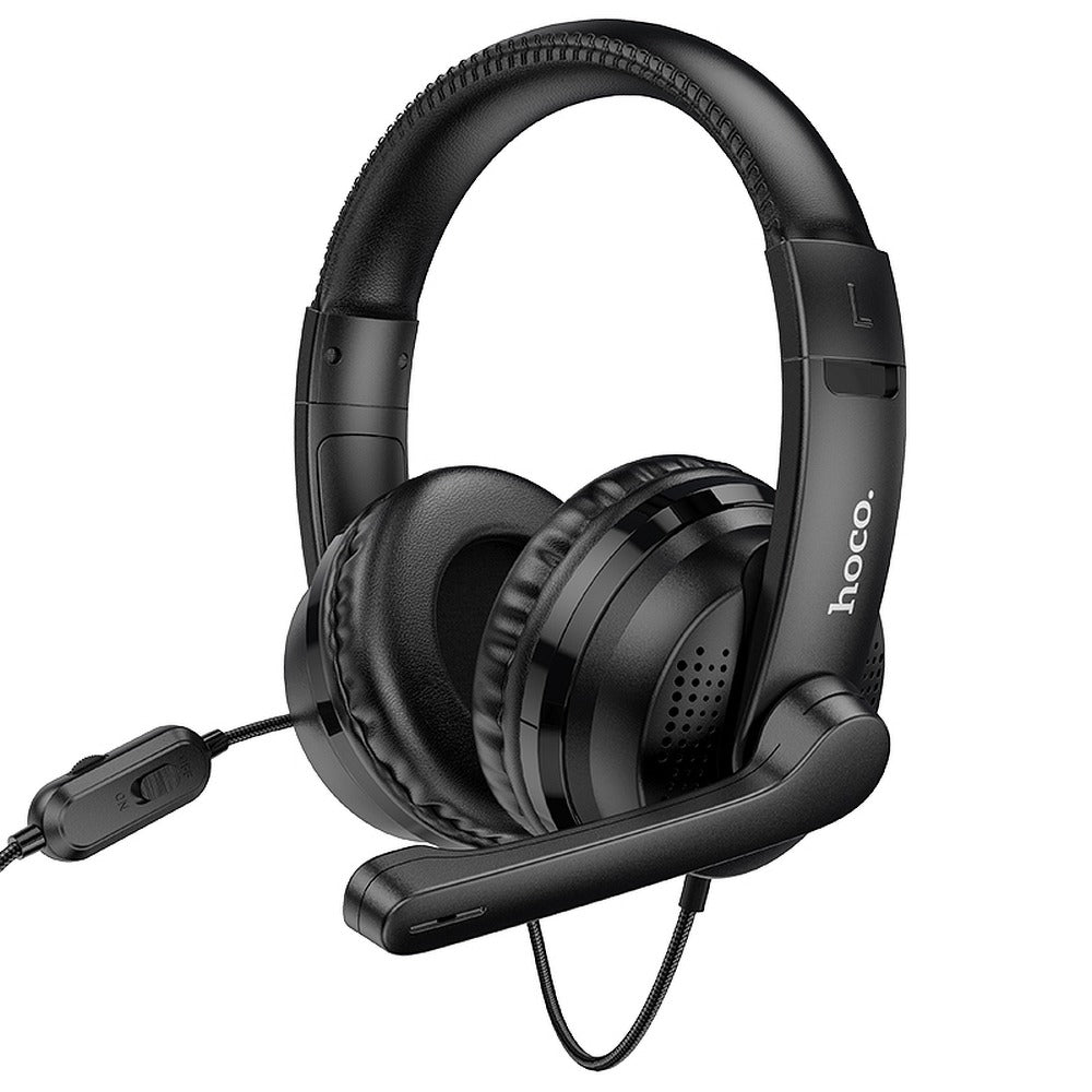 Gaminghörlurar 3,5 mm HOCO W103, Svarta