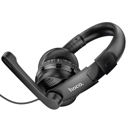 Gaminghörlurar 3,5 mm HOCO W103, Svarta