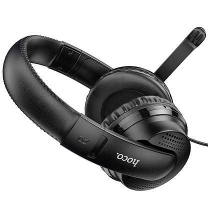 Gaminghörlurar 3,5 mm HOCO W103, Svarta