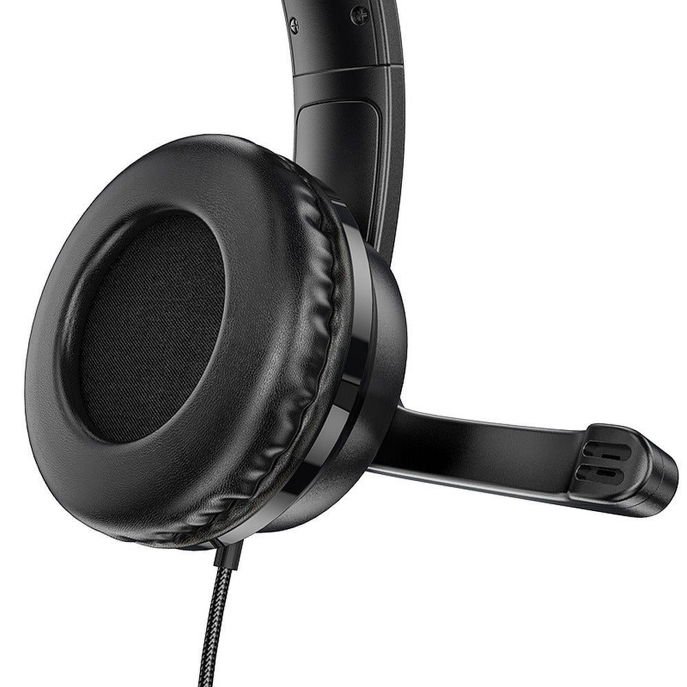 Gaminghörlurar 3,5 mm HOCO W103, Svarta