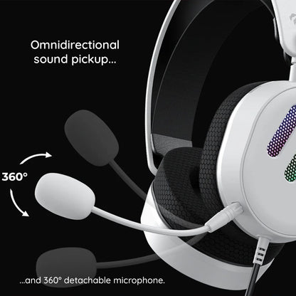 Gaminghörlurar USB HAVIT H2038U, 2m, Svarta