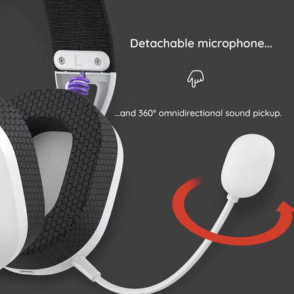 Trådlösa Gaming Hörlurar HAVIT Fuxi-H3, Grå