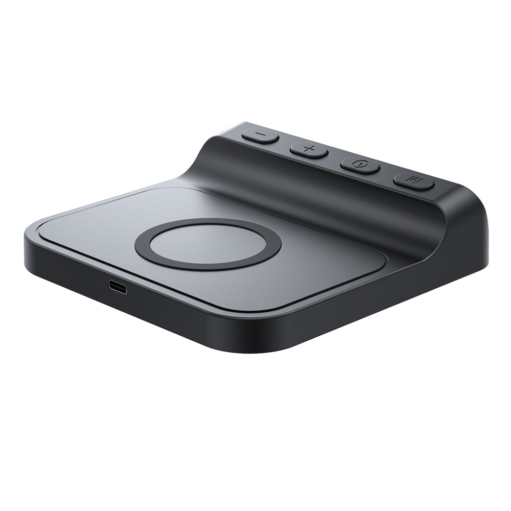 HAVIT W3031 Digital Klocka med Trådlös Qi-laddning, Svart