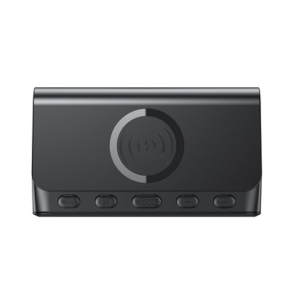 HAVIT W3041 6in1 Digital Klocka med Trådlös QI-laddning, Svart