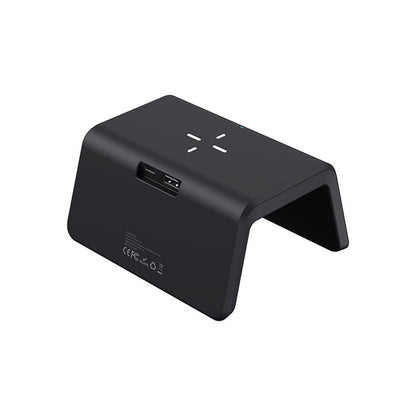 Digital klocka HAVIT W320 med trådlös QI-laddning, Svart