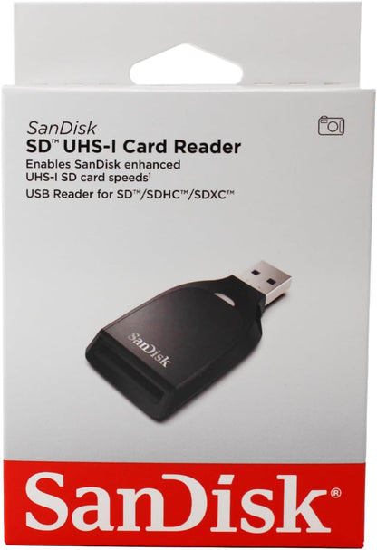 SanDisk USB 3.0-kortläsare, SD, Svart SDDR-C531-GNANN