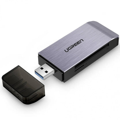 Kortläsare USB 3.0 UGREEN CM180, SD - microSD - CF - MS, Grå