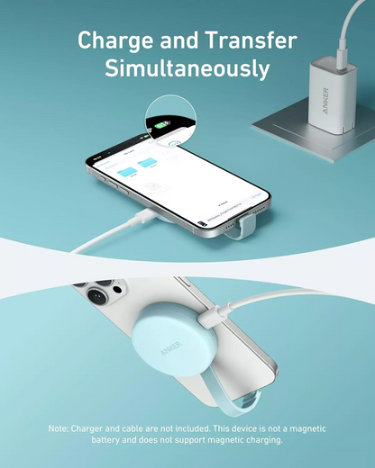 USB-C-kortläsare Anker MagGo för Apple iPhone USB-C, SD - microSD, Vit A83D1G21