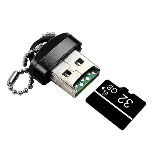 USB-kortläsare OEM CR01, microSD, Svart