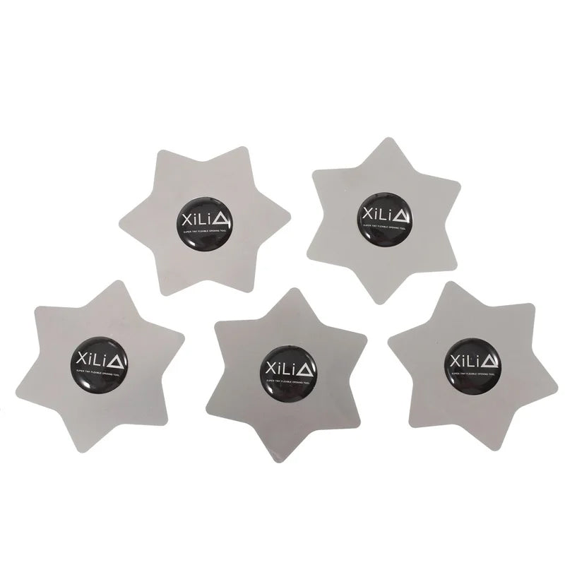 Metallklämmor Xili Hexagon, Set om 5 stycken
