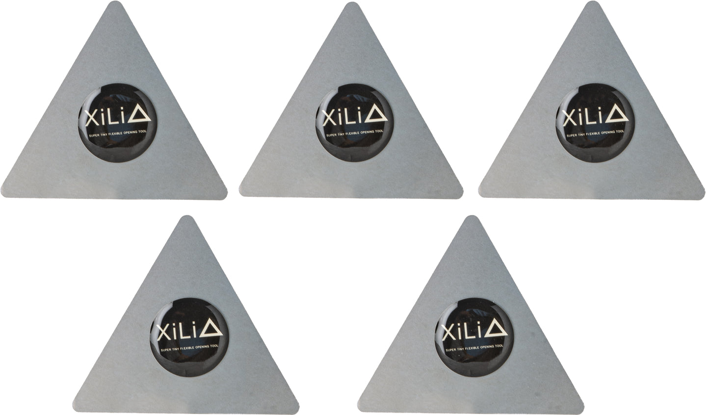 Metallklämmor Xili Triangle, Set om 5 stycken