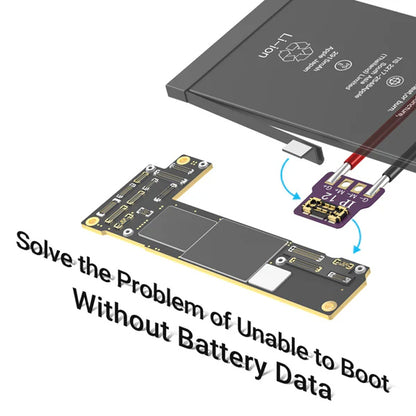 FPC-kontakt 2UUL BT02 för Apple iPhone 8 - 15 Pro Max / Android-serien batteri