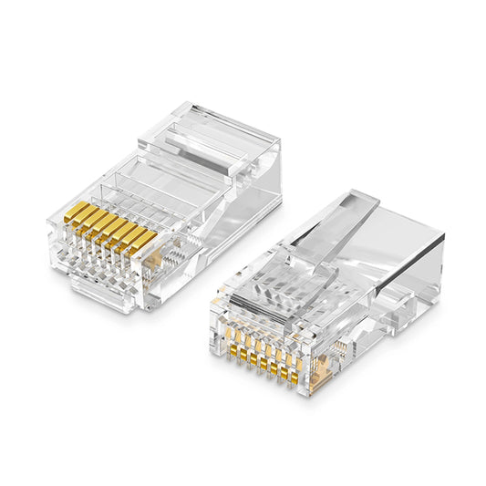 UGREEN NW110 nätverkskontakt, RJ45, Cat5/5e, set om 100 stycken
