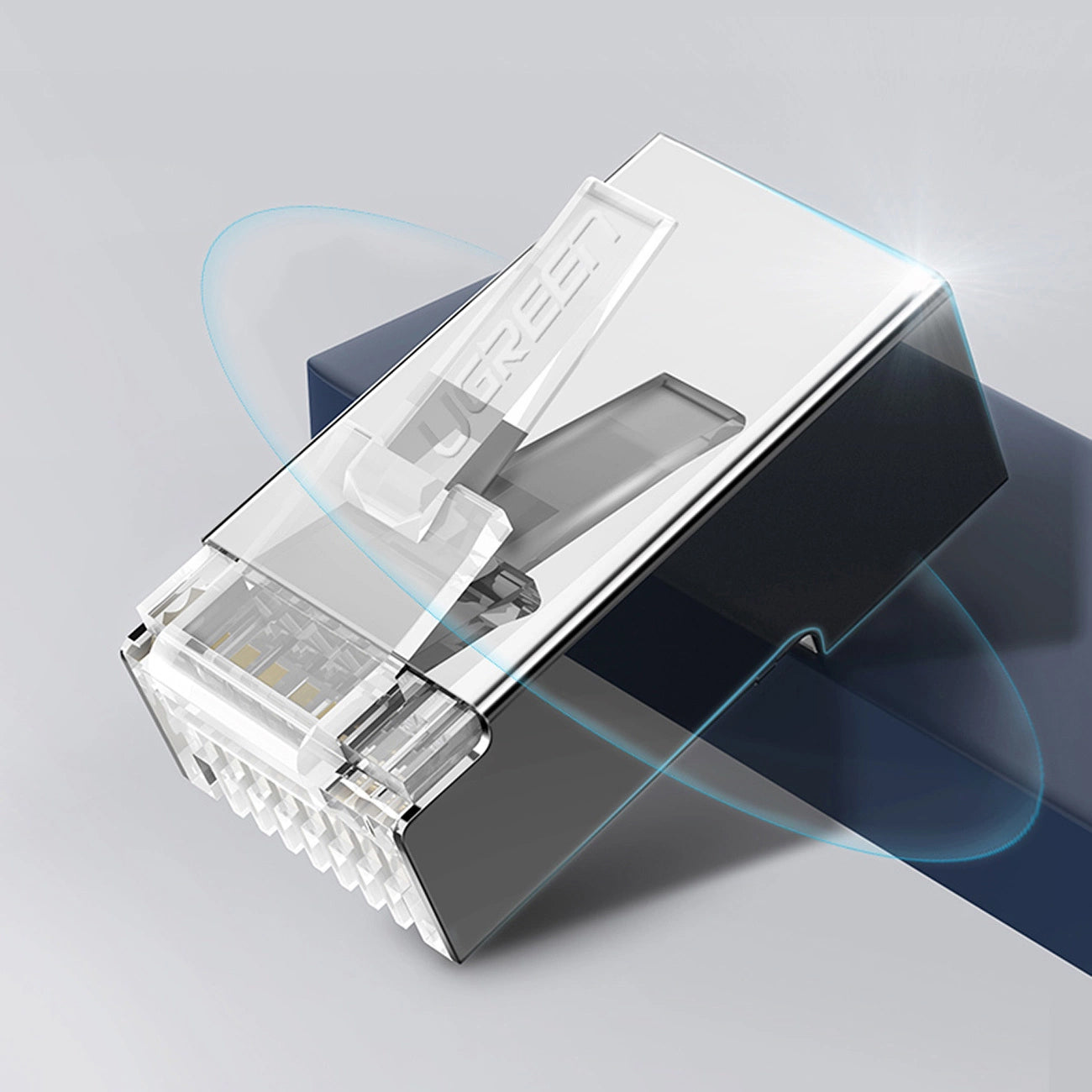 Nätverkskontakt UGREEN NW111, RJ45, Cat6, uppsättning 50 delar