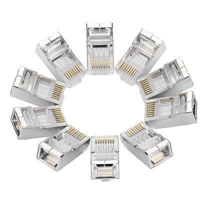 UGREEN NW111 Nätverkskontakt, RJ45, Cat6, Set om 10 stycken