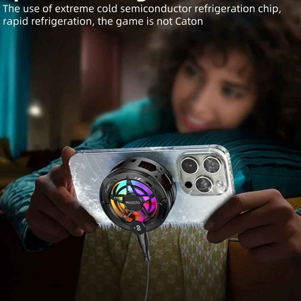 Gamingkylare för telefon Yesido C226, Grå