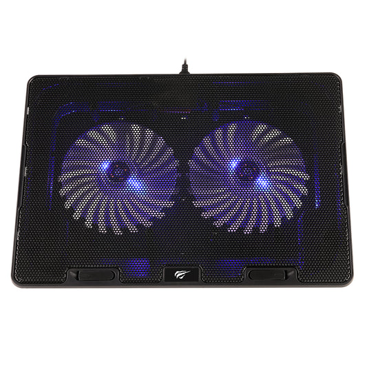 Kylplatta HAVIT F2083 för Laptop 9 tum - 17 tum, Svart