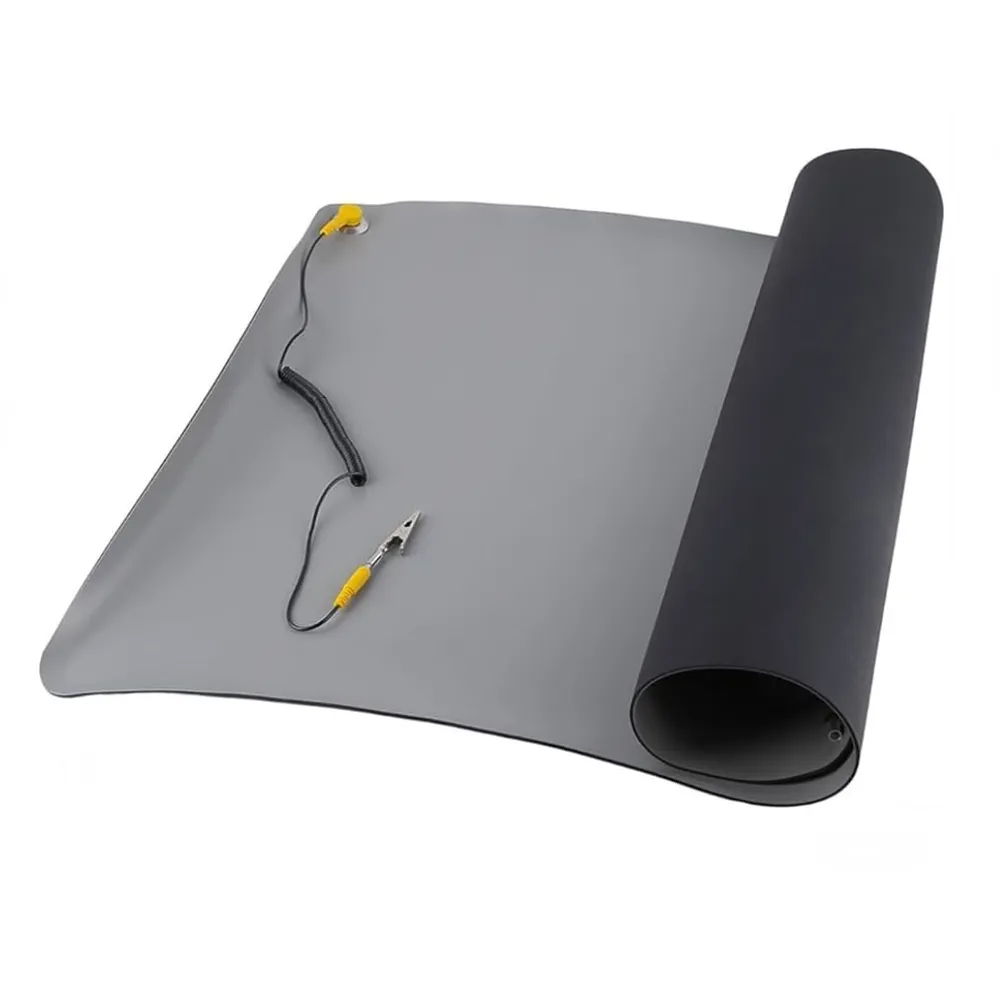 Servicematta OEM, Antistatisk, 70 cm x 50 cm, Grå