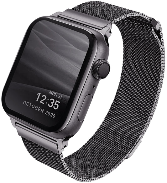 UNIQ Dante-armband för Apple Watch 45mm / 44mm / 42mm-serien, grå