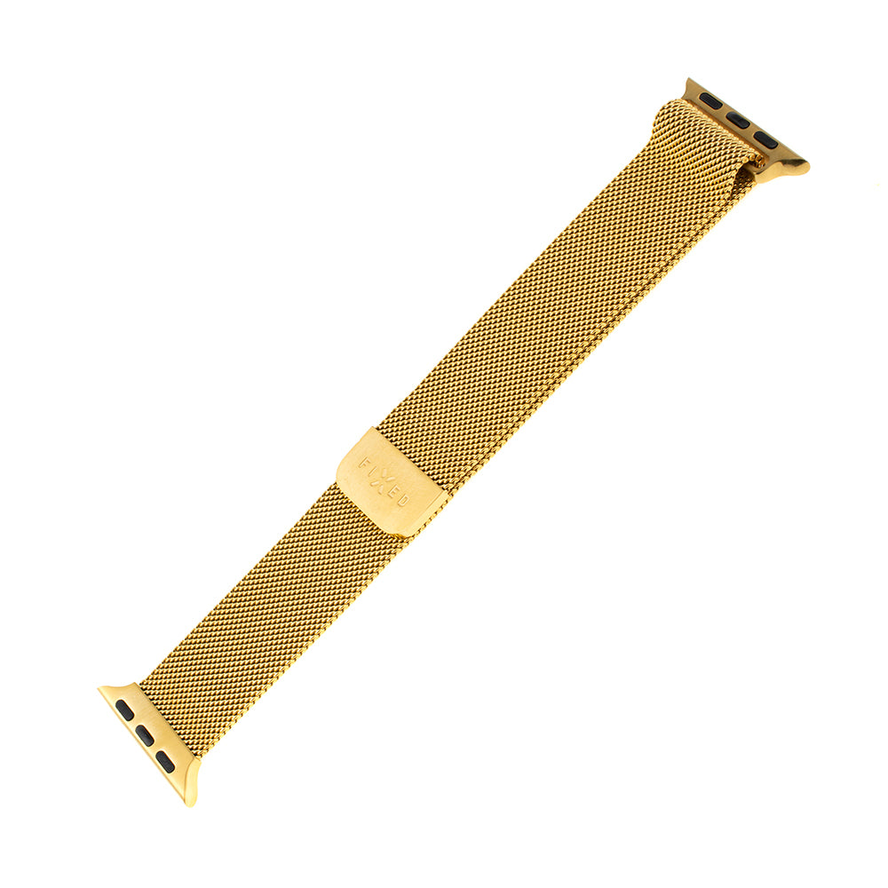 Fixed Mesh rem för Apple Watch 49mm / 46mm / 45mm / 44mm / 42mm Series, Guld