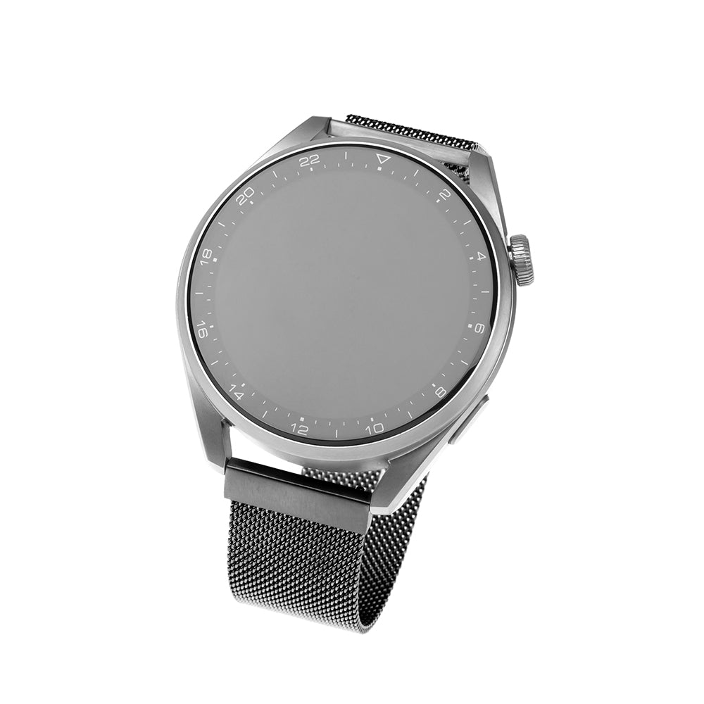 Fixed Mesh rem för Huawei Watch / Garmin Watch Series, 18mm, Svart