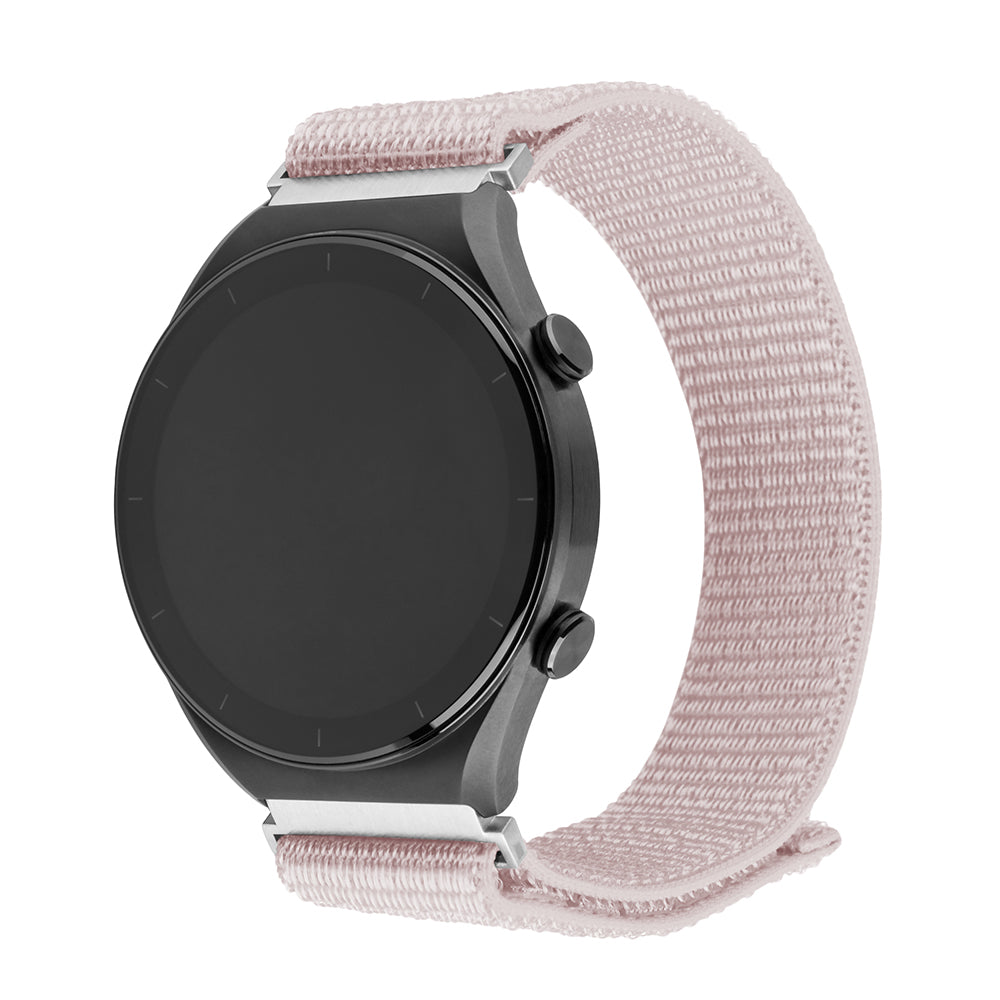 Fixed Nylon Sporty klockarmband för Huawei Watch / Xiaomi Watch Series, 22mm, Roséguld
