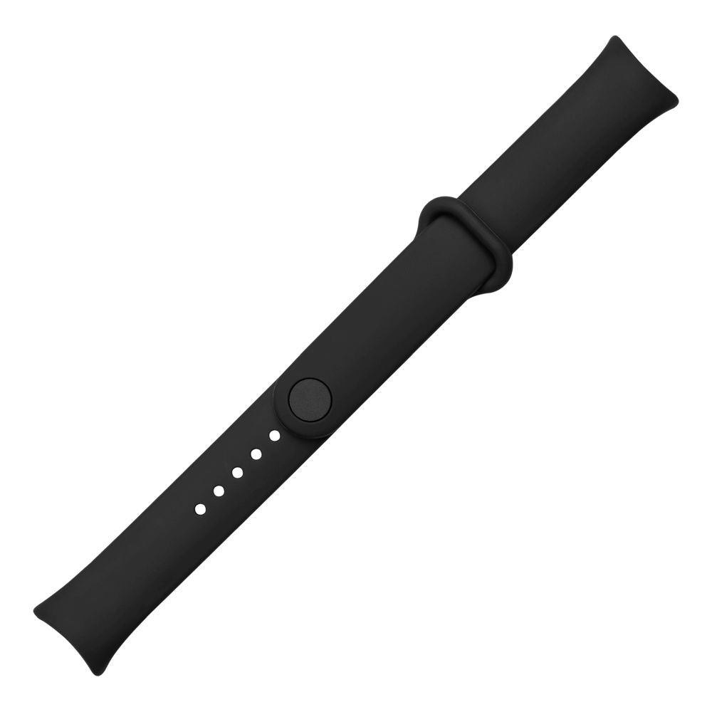 Fixed Silicone-armband för Xiaomi Smart Band 9 / 8, Svart