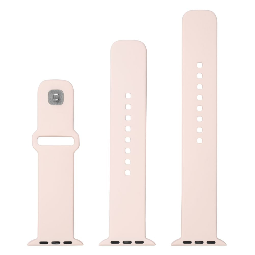 Fixed Silicone Sporty klockarmband för Apple Watch 42mm / 41mm / 40mm / 38mm Series, Rosa