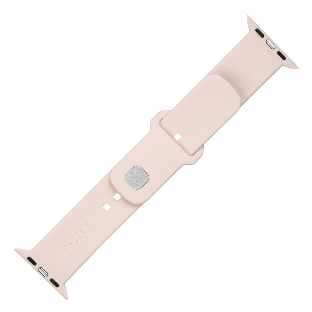 Fixed Silicone Sporty klockarmband för Apple Watch 42mm / 41mm / 40mm / 38mm Series, Rosa