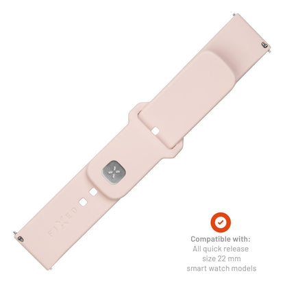 Fixed Silicone Sporty klockarmband för Huawei Watch / Xiaomi Watch Series, 22mm, Rosa