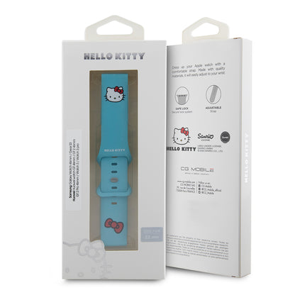 Hello Kitty Silikonklockarmband Kitty Head för Samsung Galaxy Watch / Huawei Watch 46mm / 45mm / 41mm Series, Blå