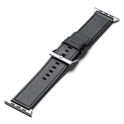 Ringke Leather One rem för Apple Watch 49mm / 46mm / 45mm / 44mm / 42mm Series, Svart