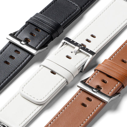 Ringke Leather One rem för Apple Watch 49mm / 46mm / 45mm / 44mm / 42mm Series, Svart