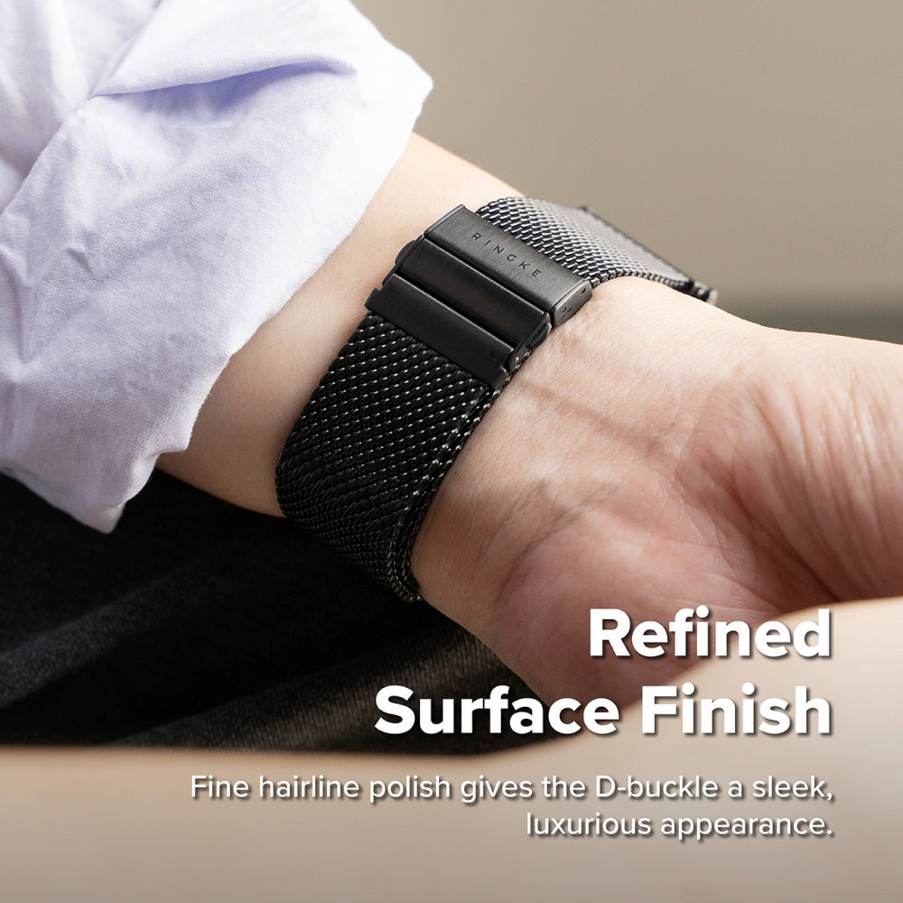 Ringke Metal One Mesh-armband för Samsung Galaxy Watch Ultra2, svart