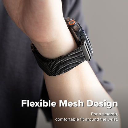Ringke Metal One Mesh-armband för Samsung Galaxy Watch Ultra2, svart