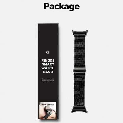 Ringke Metal One Mesh-armband för Samsung Galaxy Watch Ultra2, svart