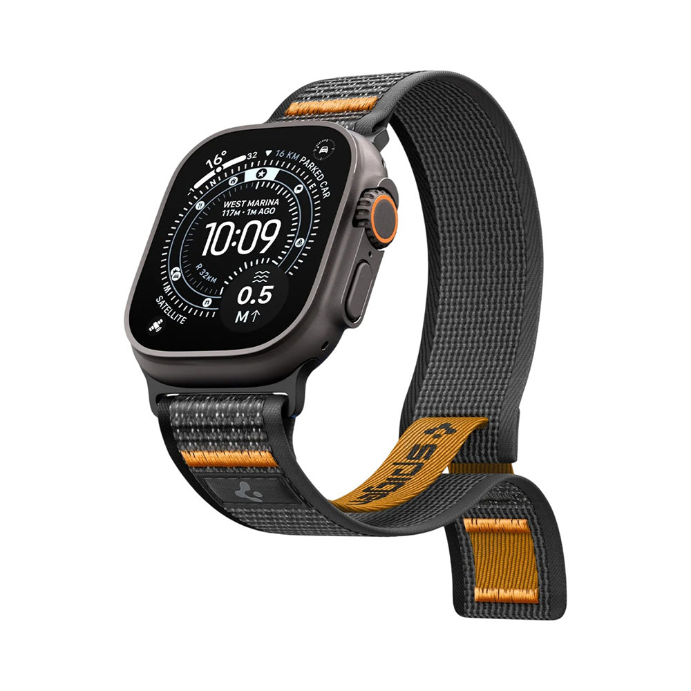Spigen Athlex Air 2 rem för Apple Watch 49mm / 46mm / 45mm / 44mm Series, Orange AMP10607