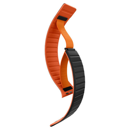 Spigen Athlex Air M-band för Apple Watch 49mm / 46mm / 45mm / 44mm-serien, svart orange AMP11534
