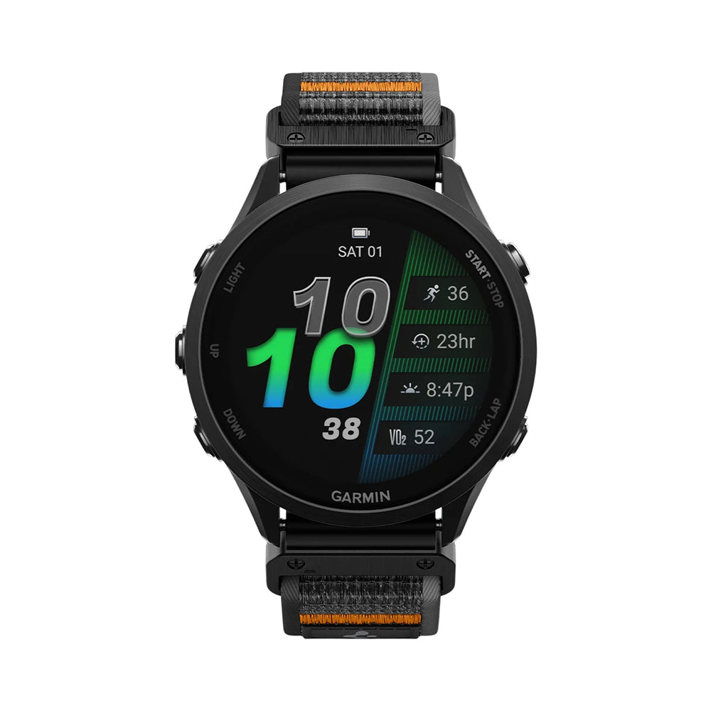 Spigen Athlex Air-armband för Garmin Watch Fenix / Forerunner / Approach Series, 22mm, Svart Orange AMP11426