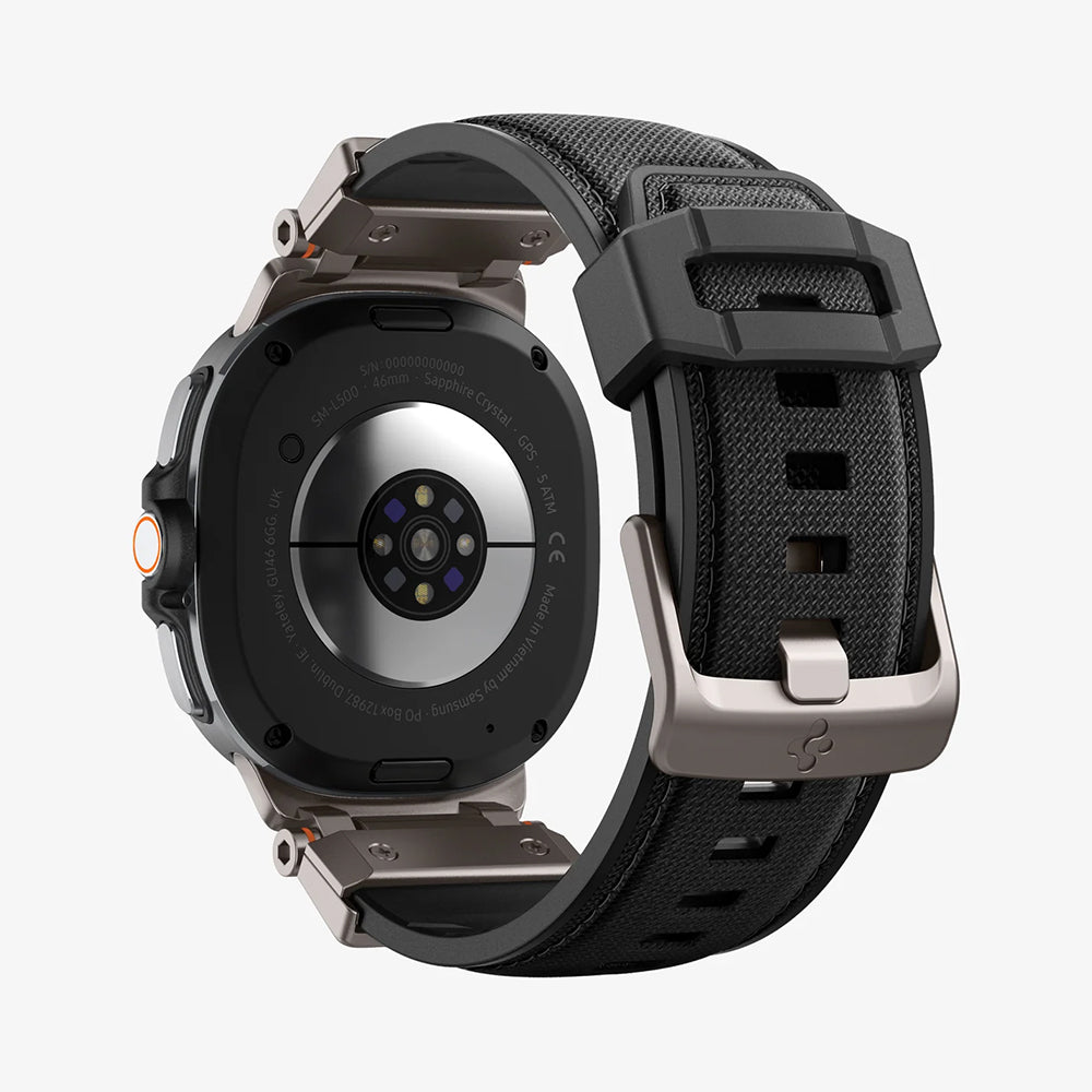 Spigen DuraPro Armor-armband för Samsung Galaxy Watch9 / Watch8 / Watch8 Classic-serien, grå AMP10118