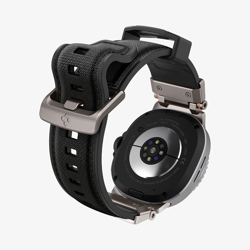 Spigen DuraPro Armor-armband för Samsung Galaxy Watch9 / Watch8 / Watch8 Classic-serien, grå AMP10118