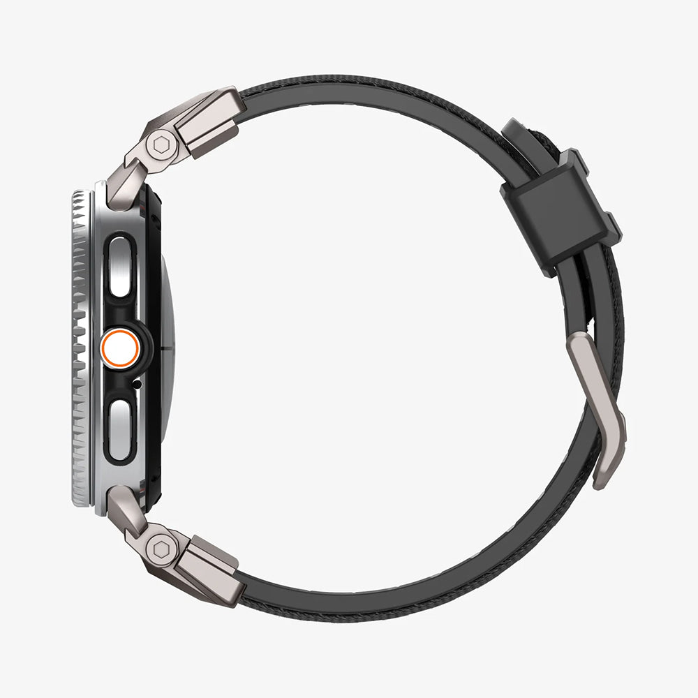 Spigen DuraPro Armor-armband för Samsung Galaxy Watch9 / Watch8 / Watch8 Classic-serien, grå AMP10118