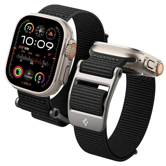 Spigen DuraPro Flex-band för Apple Watch 49mm / 46mm / 45mm / 44mm-serien, svart AMP02465
