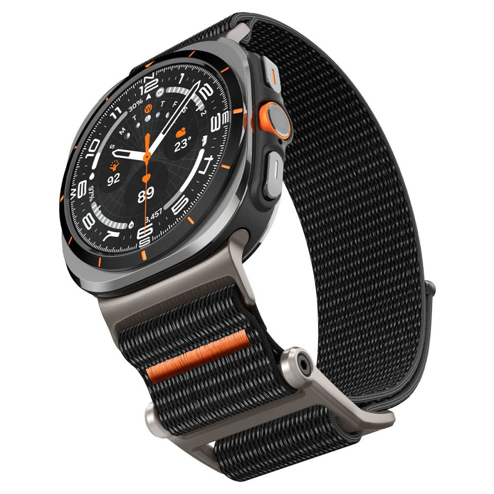 Spigen DuraPro Flex rem för Samsung Galaxy Watch Ultra, Svart
