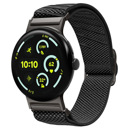 Spigen Lite Fit X rem för Google Pixel Watch 4 41mm / Watch 3 41mm / Watch 2 / Watch, Svart AMP11420
