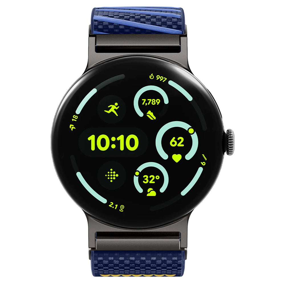 Spigen Lite Fit X-armband för Google Pixel Watch 45mm-serien, Marinblå AMP11813