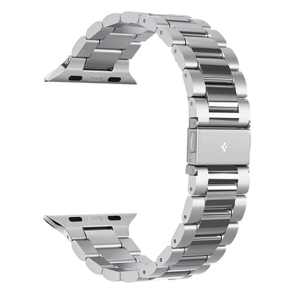 Spigen Modern Fit 316L-band för Apple Watch 49mm / 46mm / 45mm / 44mm / 42mm-serien, Silver AMP06356