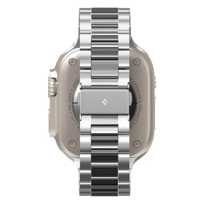 Spigen Modern Fit 316L-band för Apple Watch 49mm / 46mm / 45mm / 44mm / 42mm-serien, Silver AMP06356