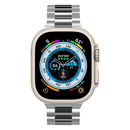 Spigen Modern Fit 316L-band för Apple Watch 49mm / 46mm / 45mm / 44mm / 42mm-serien, Silver AMP06356
