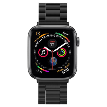 Spigen Modern Fit klockarmband för Apple Watch 49mm / 46mm / 45mm / 44mm / 42mm Series, Svart 062MP25403